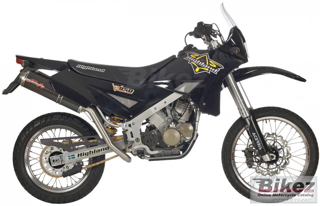 Big Highland desert storm picture and wallpaper from Bikez.com